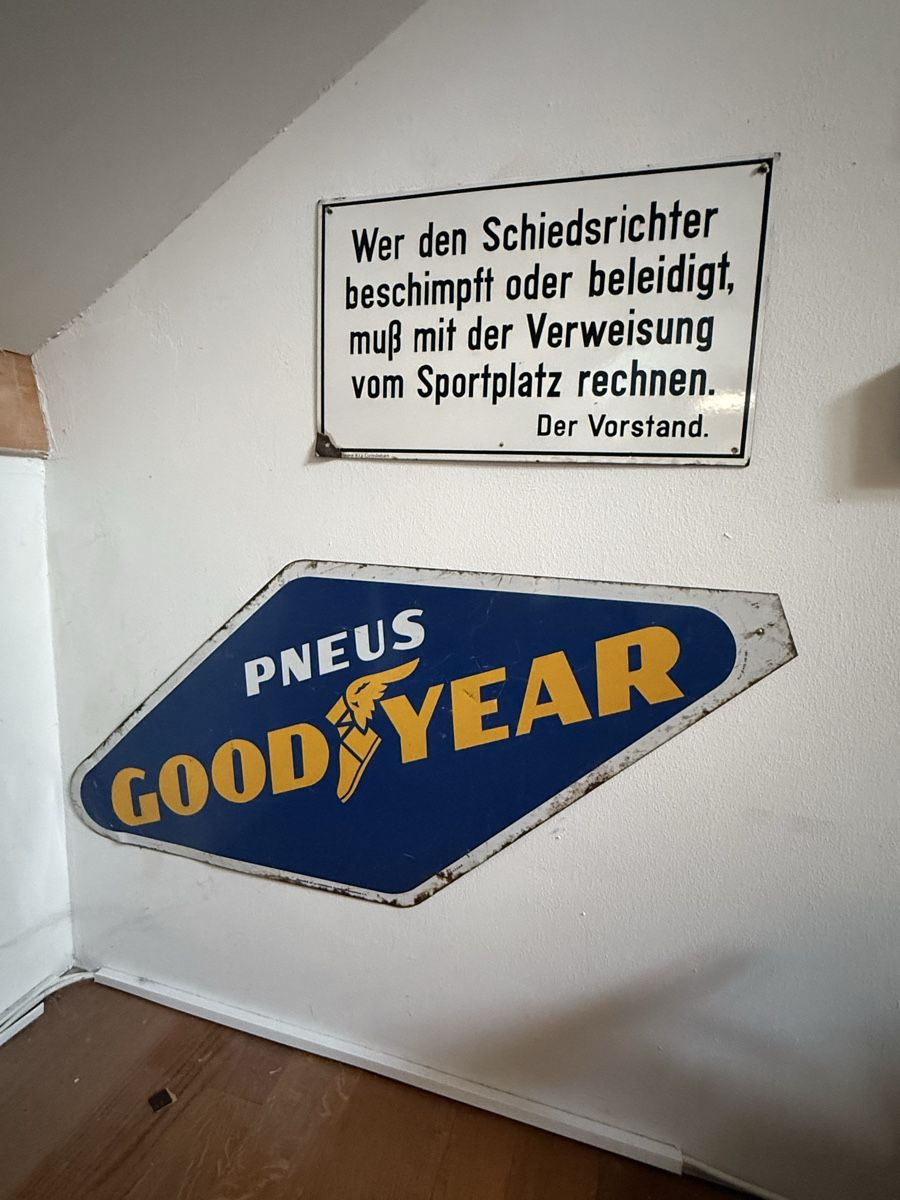 Ecriteaux: Blechschild Goodyear Pneus – D'occasion à Burgdorf par zoe_g7lh