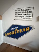 Blechschild Goodyear Pneus
