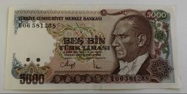 Türkei 5000 Lirasi