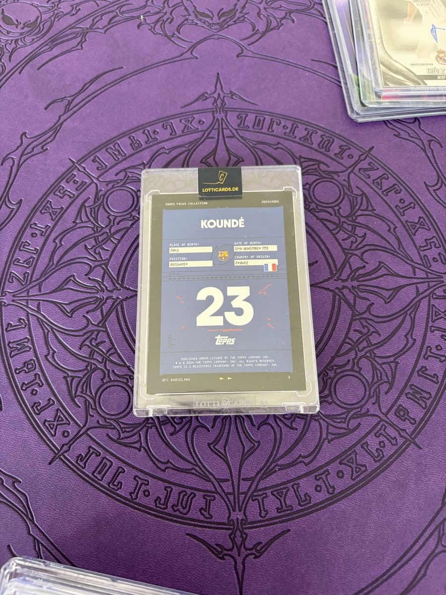 Cartoline: FC Barcelona Topps Karte 1/1 Kounde – Usato da cham venduto da noahwts 1