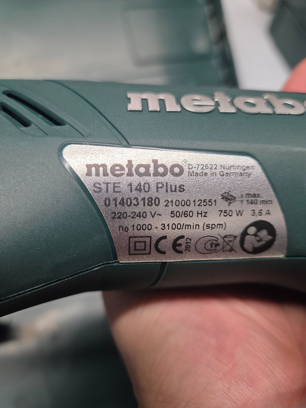 Metabo Seghe: Metabo STE 140 – Nuovo e nell'imballaggio originale da Beinwil (Freiamt) venduto da pawel84 1