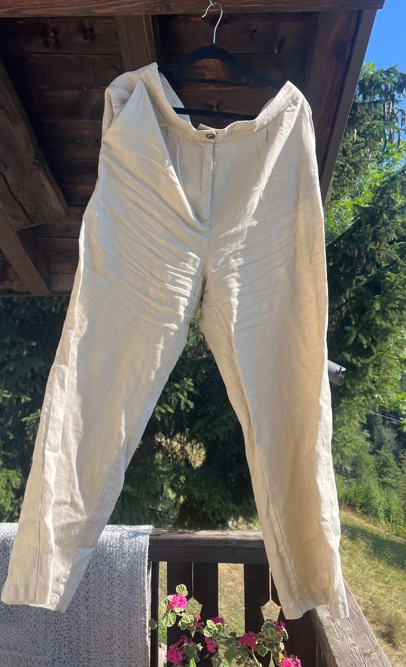 Navyboot Hosen: Pantalon en lin Navyboot ce 42 – Neu (gemäss Beschreibung) aus Ovronnaz von fra_n8h8 1