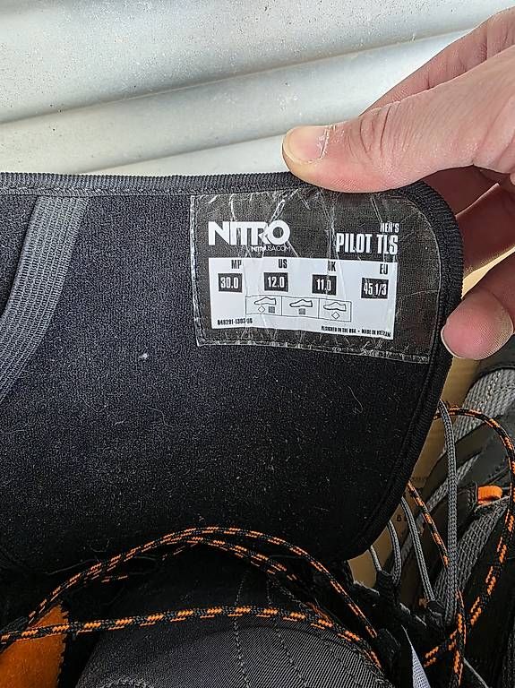 Scarpe da uomo: Nitro Snowboard boots 45 1/3 kaum gebraucht – Usato da Urtenen-Schönbühl venduto da waNoN 2