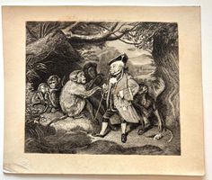 💚 HISTORISCHER HOLZSTICH SIR EDWEEN LANDSEER 💚 1828