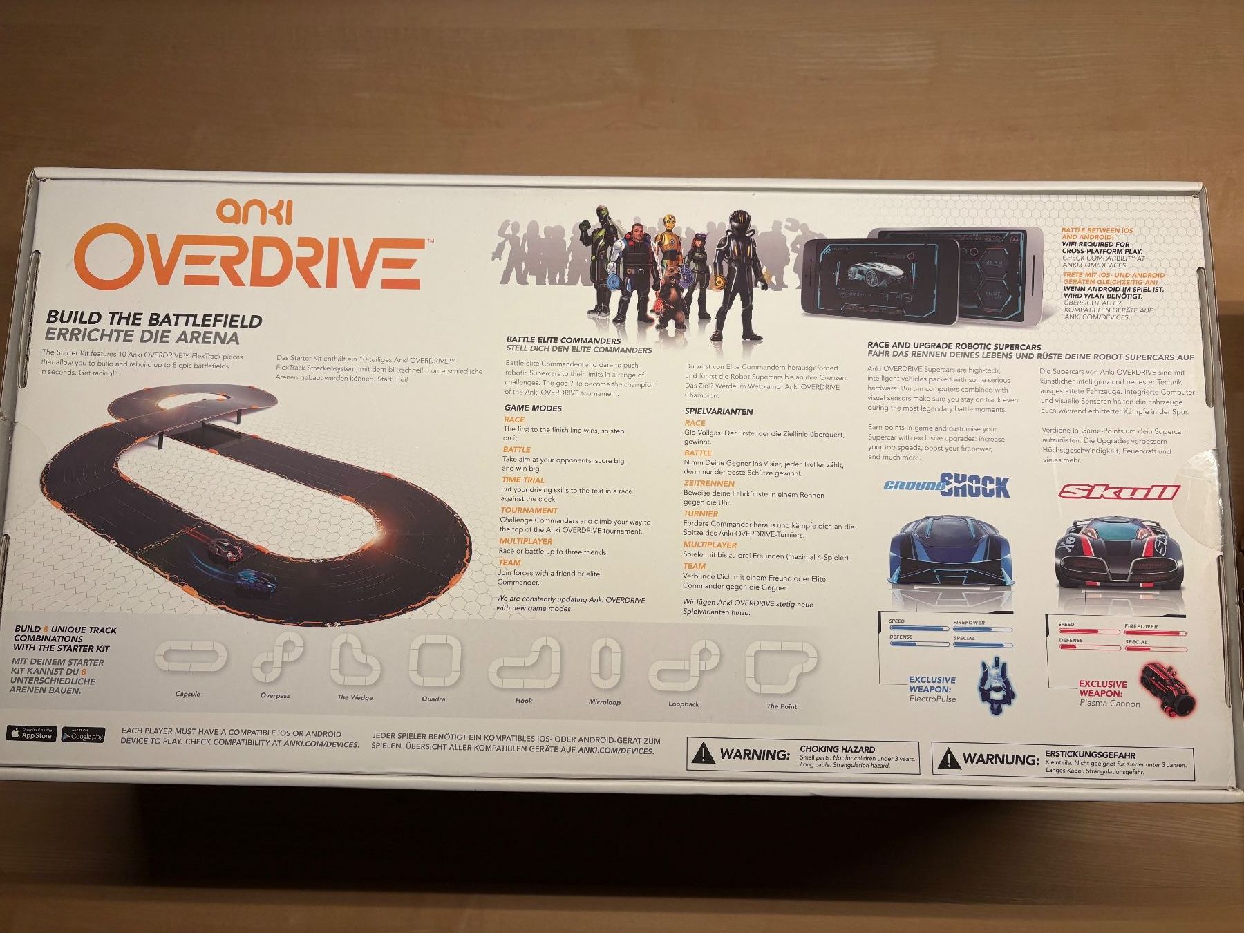 Anki Piste: Autorennbahn: anki Overdrive (Starterkit) – Nuovo (secondo la descrizione) da Therwil venduto da Meier11 1