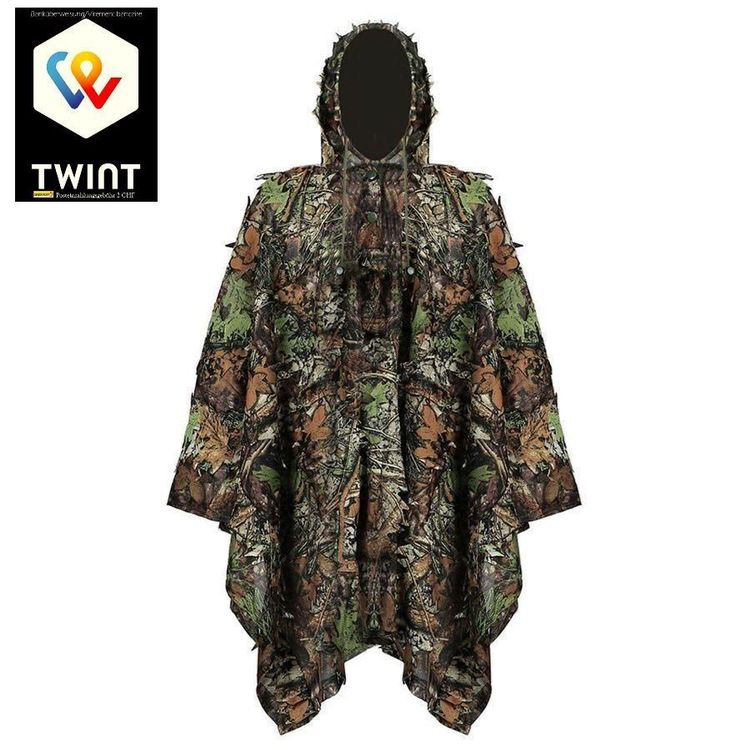 Taktische Ghillie Poncho / Ghillie Poncho tactique (Neu (gemäss