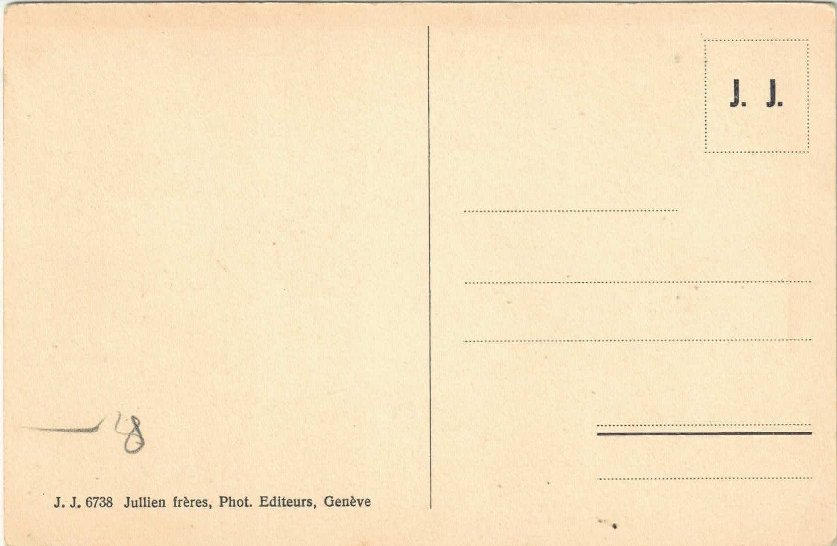 Cartoline postali: Finhaut - la cure - coloriert – Usato da Ettingen venduto da Kartenplanet 1