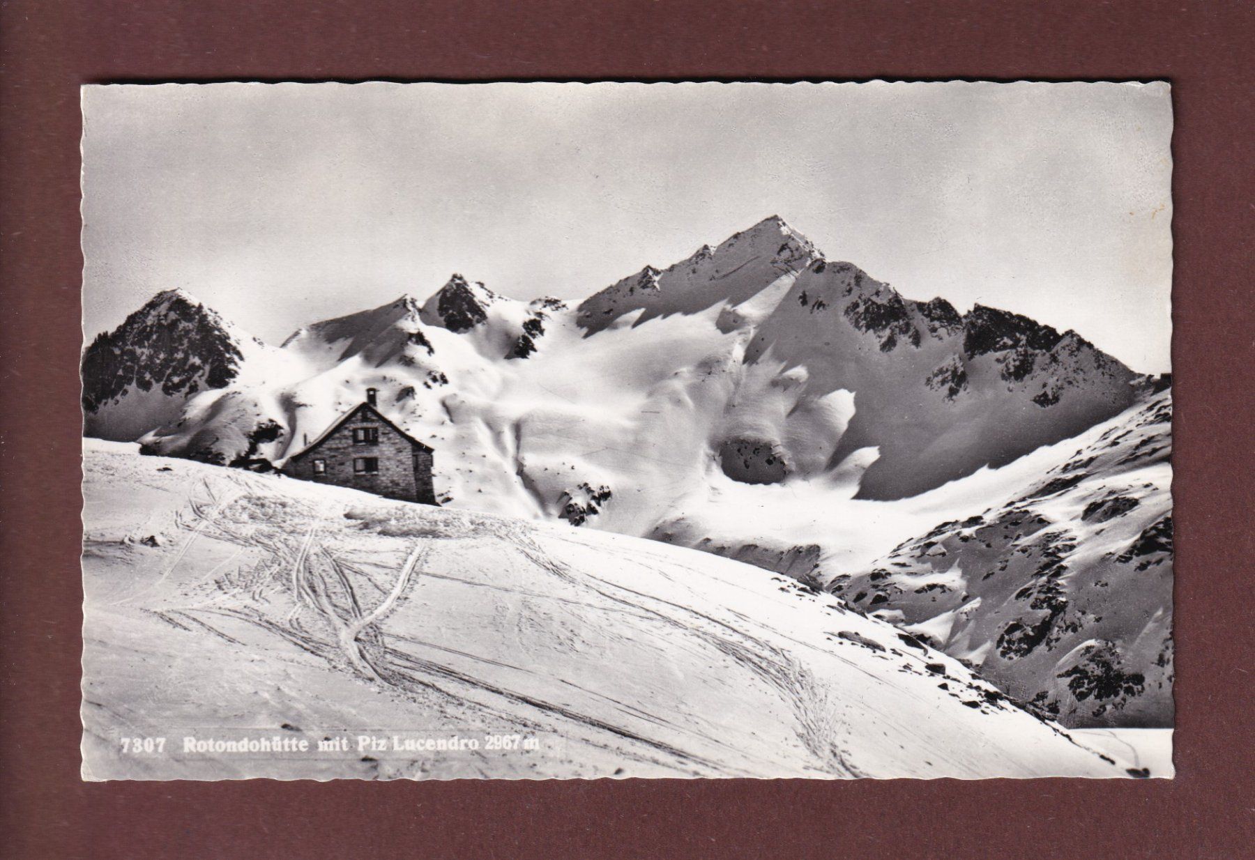 Ansichtskarten: ROTONDOHÜTTE - Piz Lucendro – Gebraucht aus Pully von nicecards-shop