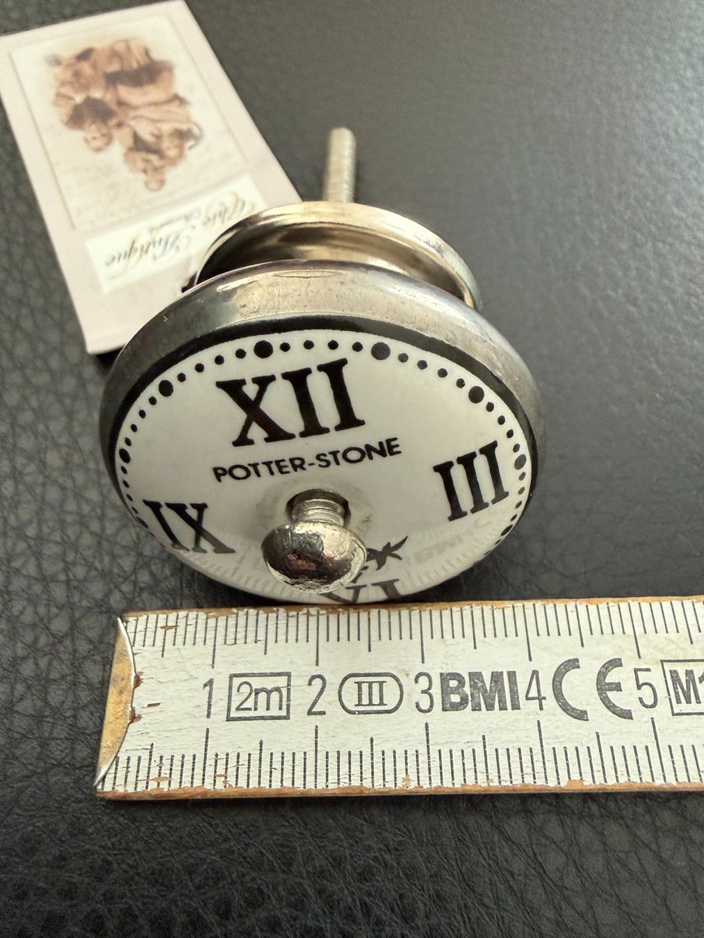 Ferramenta: MÖBELKNOPF   POTTER - STONE – Nuovo (secondo la descrizione) da Subingen venduto da ArtBead 3