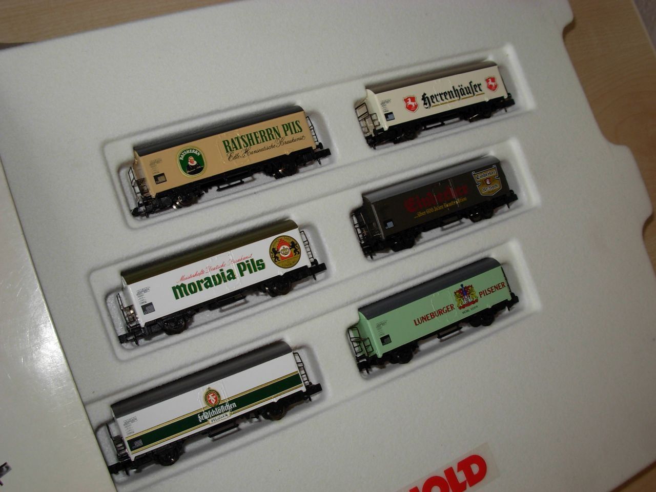 Arnold Modelleisenbahnen: N: Bierwagen-Zugset – Neu (gemäss Beschreibung) aus Oberrieden von Hobbyschiff 1