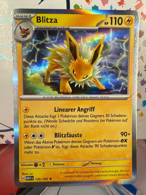 Pokemon 151 Blitza Holo (Neu (gemäss Beschreibung)) in Thun für CHF 1.5 ...