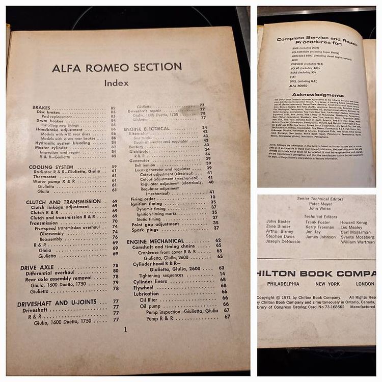Libri: Chilton's foreign car repair manual . 50 Jahre alt ! – Usato da Wetzikon ZH venduto da Oldieslover 4