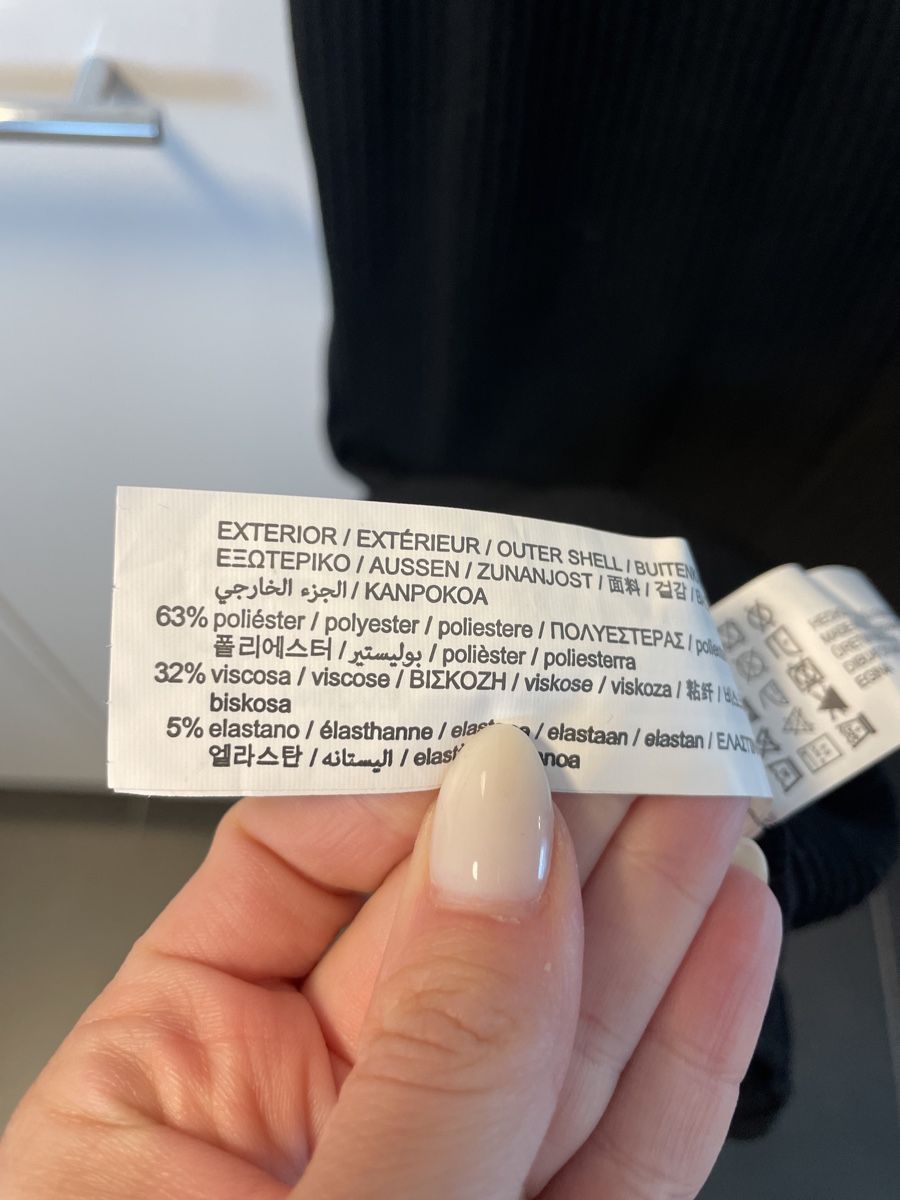 Pull&Bear Vestiti: Pull&Bear Schlauchkleid Rippstrick XS - Schwarz mit Schlit – Nuovo (secondo la descrizione) da Arbon venduto da llaauraa 2