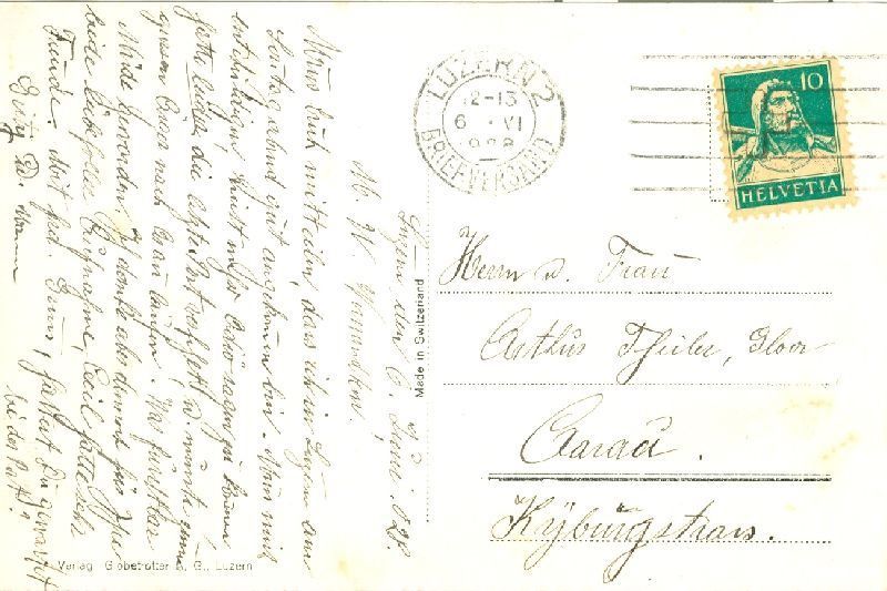 Cartoline postali: Hergiswil - mit Pilatus + 1928 – Usato da Emmenbrücke venduto da teestube 1
