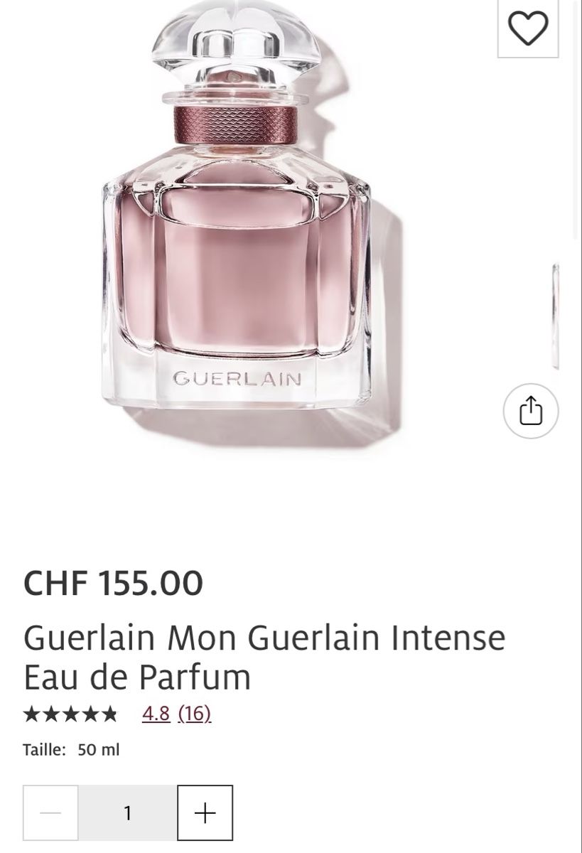 Guerlain Profumi & Eau de Toilette: Guerlain EDP Intense 50mL OVP – Nuovo e nell'imballaggio originale da Givisiez venduto da dor_xb9k 1