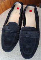 Högl Loafer Suede - Verloursleder Gr. 41 Slipper