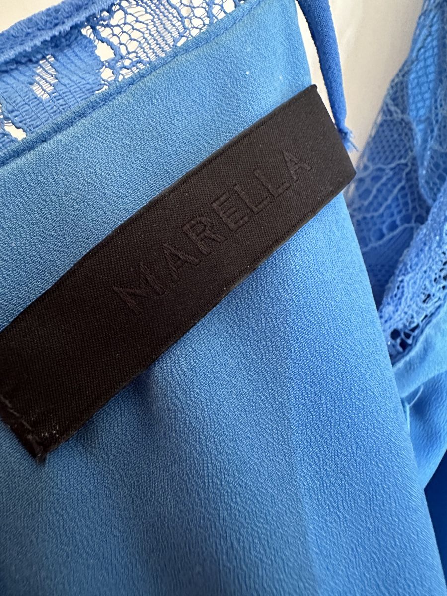 Vestiti: Elegantes blaues Abendkleid Größe 42/44 – Nuovo (secondo la descrizione) da Solothurn venduto da var002 4
