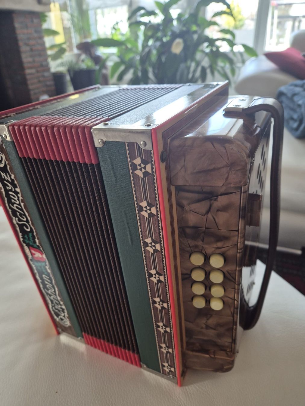 Eichhorn Strumenti musicali: Eichhorn Schwyzerörgeli Handorgel,  8 Bässe – Usato da Müntschemier venduto da Kunming 2