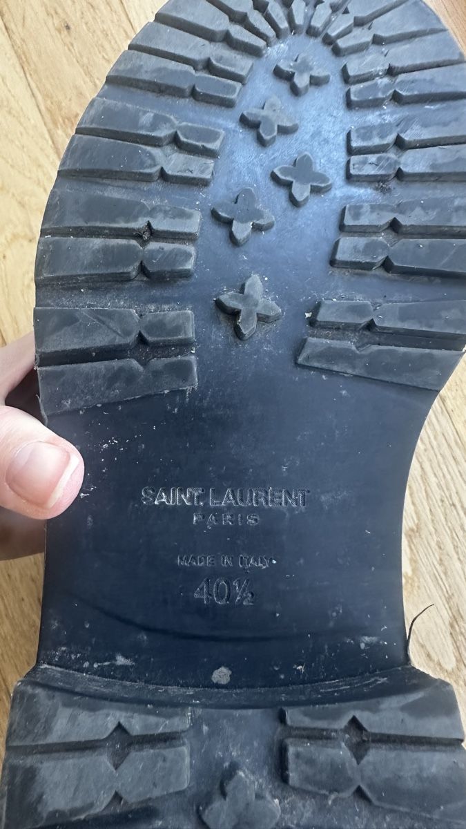 Saint Laurent Scarpe da donna: Saint Laurent Black Leather Boots Size 40,5 – Usato da Luzern venduto da ida_hv2y 8