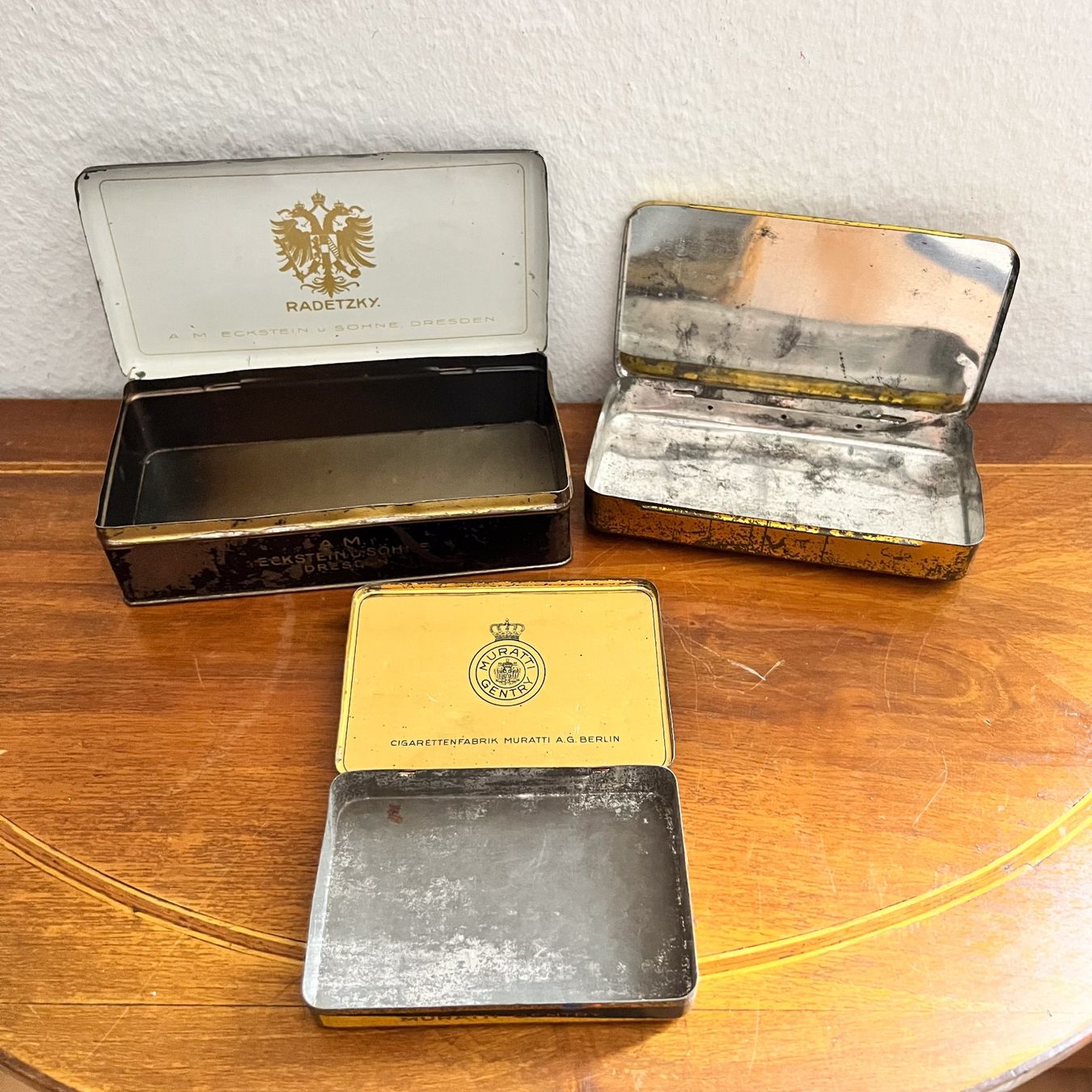 Barattoli: Alte Zigarren Tabak Blechdose Vintage Reklame Blech Dose – Usato da Neuhausen venduto da rraayy 4