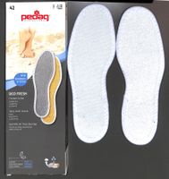 2x PEDAG® BAMBOO Frischesohlen DEO FRESH Frotte-Sohle 42 NEU