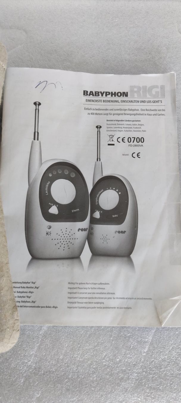 Reer Babyphone: Babyphone RIGI FD-2800VA, reer – Usato da Zürich venduto da sendbad 4
