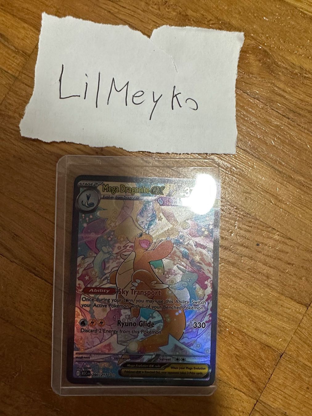 Pokémon Sammelbilder & Trading cards: Pokémon Mega Dragonite EX 290/217 – Gebraucht aus Montreux von Lilmeyko