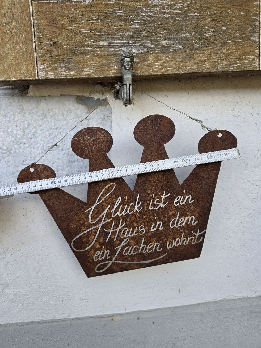 Tutte le decorazioni: Dekoschild Edelrost Glück – Usato da Laupersdorf venduto da Withelady 1