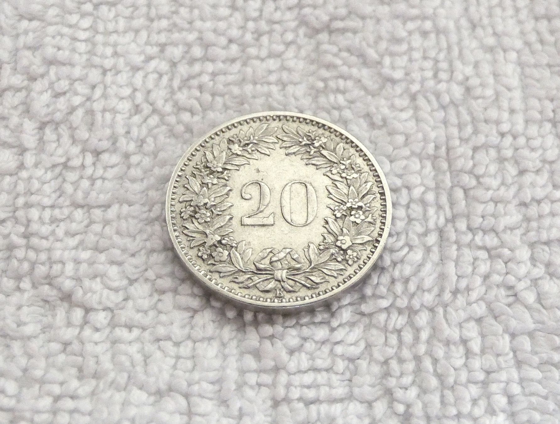 Tutti le monete: 20 centimes/rappen 1884 – Usato da Nyon venduto da Ilmi09 1