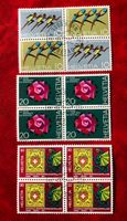 4 er Block Nr.490/491/492/493 mit VollStempel Bern