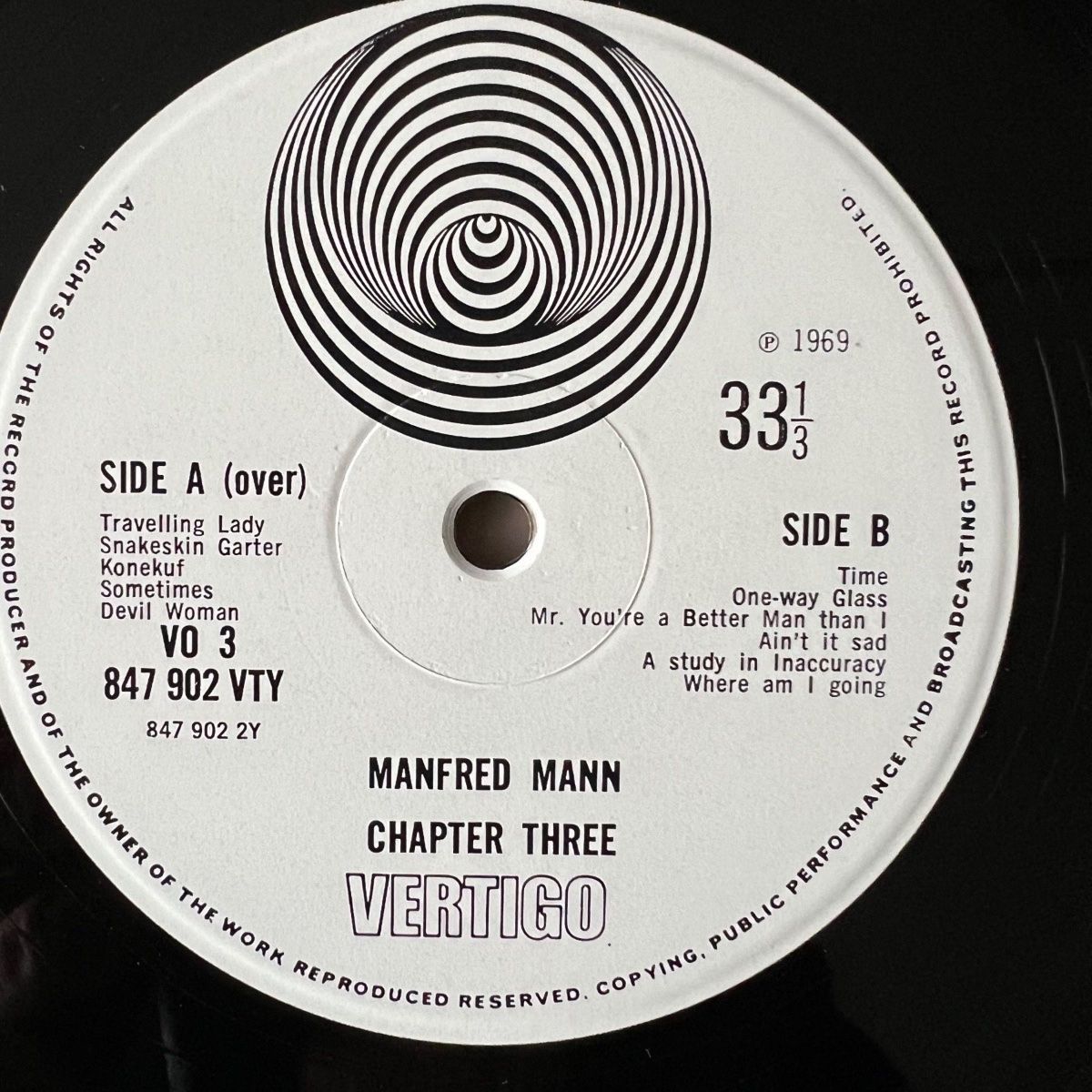 Dischi in vinile: Manfred Mann Chapter Three - Same / 1. UK-Press. 1969 – Usato da Gais venduto da soundcave57 5