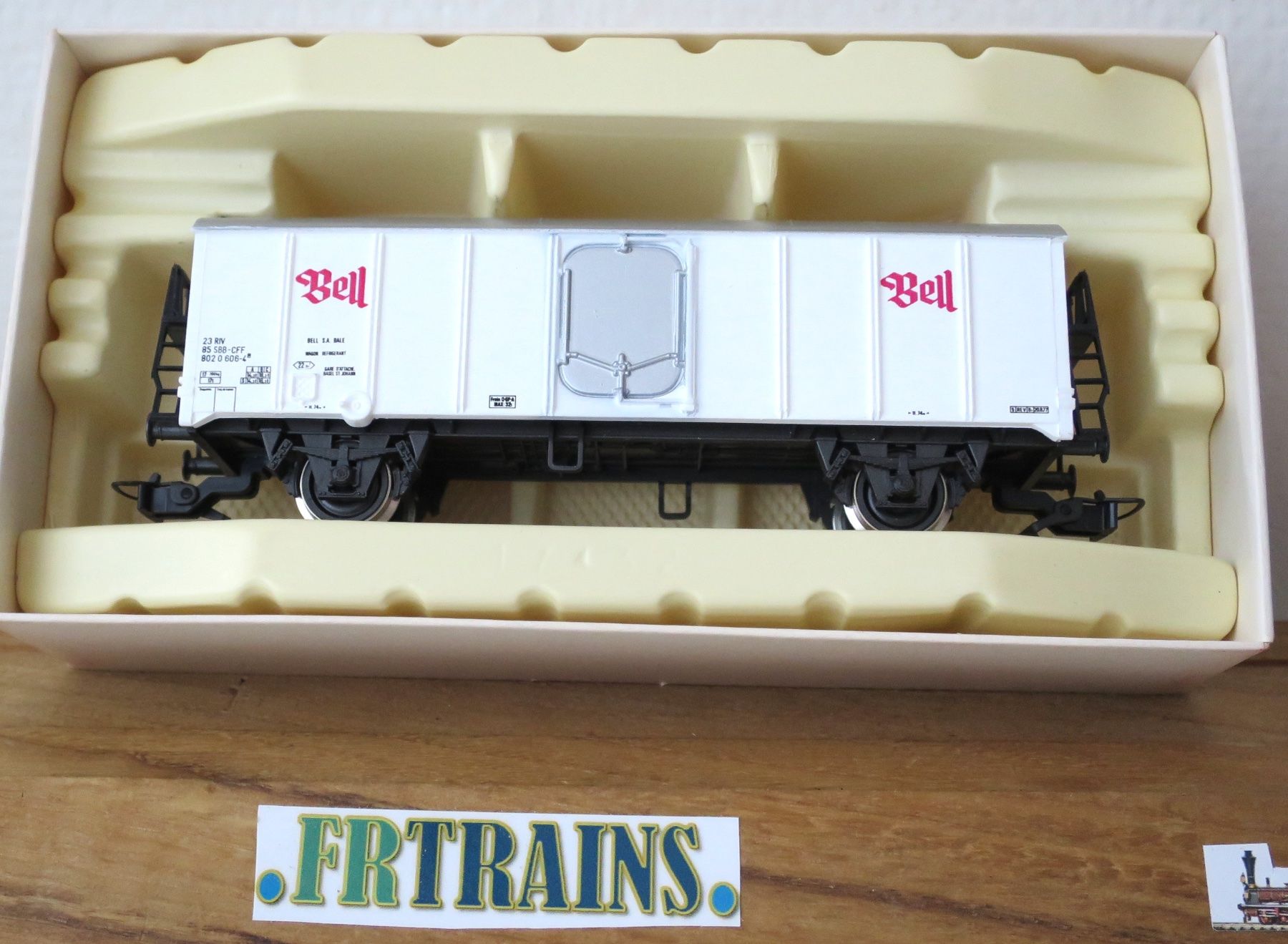 Rivarossi Modellini di ferrovie: RIVAROSSI 2432 SBB CFF FRIGO BELL – Usato da Gland venduto da FRtrains 7