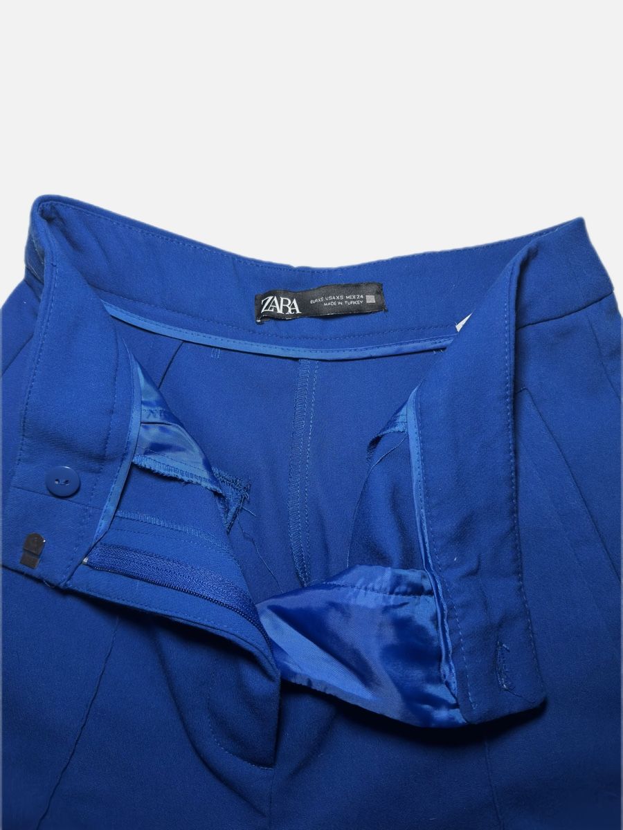 Zara Pantaloni: Zara -  Stoffhosen Navy – Usato da Zürich venduto da CBN_Fashion 1