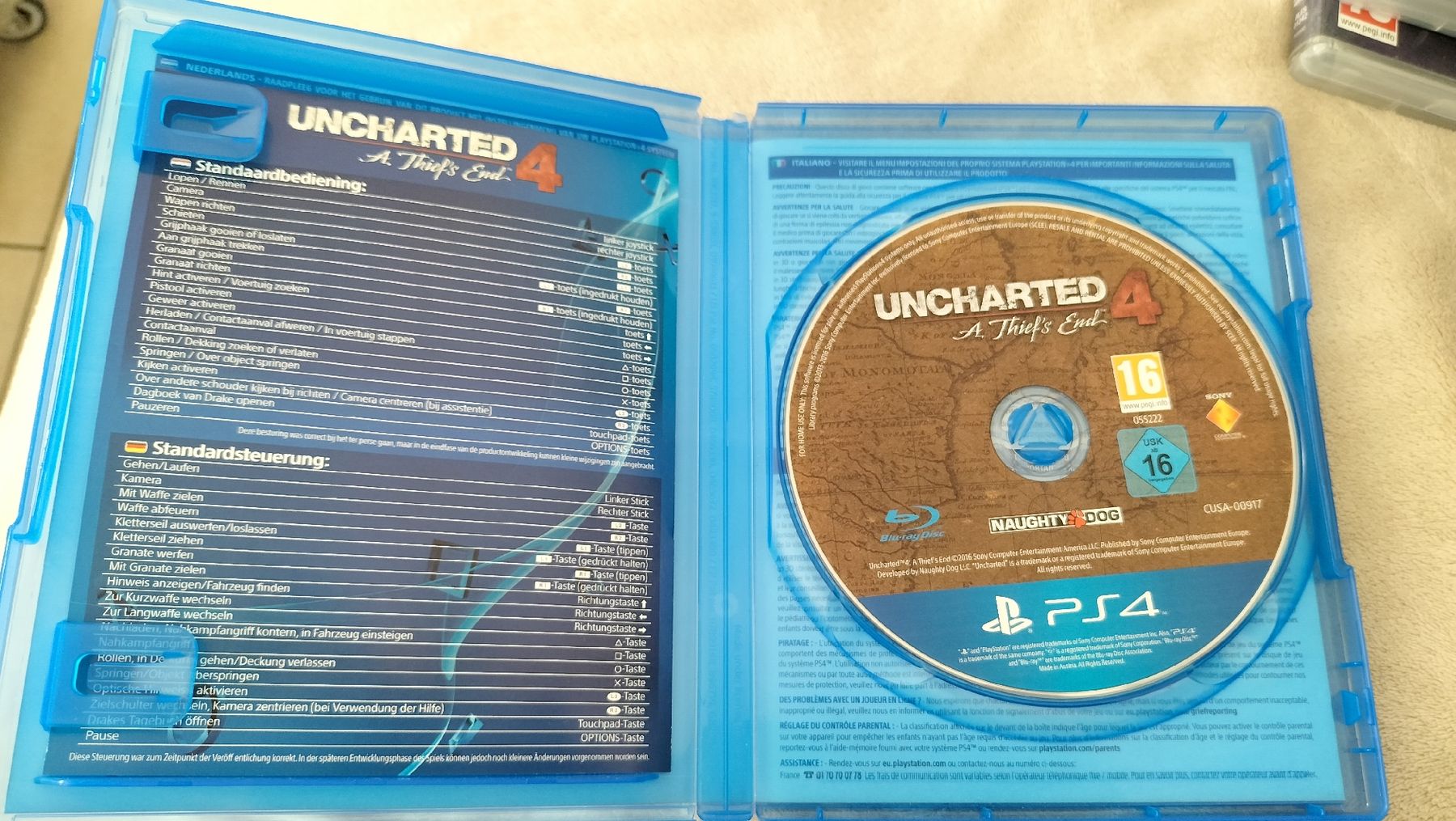 Sony Giochi: Uncharted 4 PS4 - A Thief's End - comme neuf ! – Nuovo (secondo la descrizione) da Morges venduto da Naydeimy1731 1