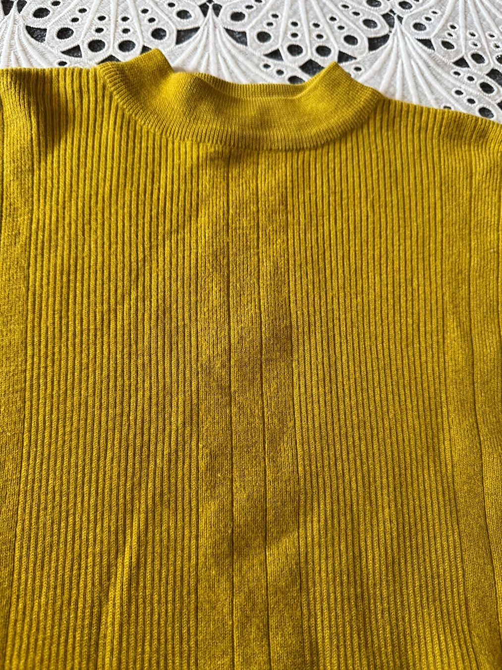 Pullover & Sweatshirts: Senfgelber Strick-Pulli Rollkragen Gr S Frühling Herbst – Gebraucht aus Frenkendorf von Style365 3