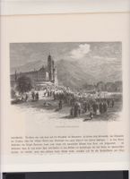 Einsiedeln  SZ   :   altes Bild (Xylographie) ohne Rahmen
