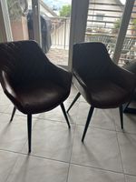 2 Stühle von KARE Design, dunkelbraun, top Zustand!