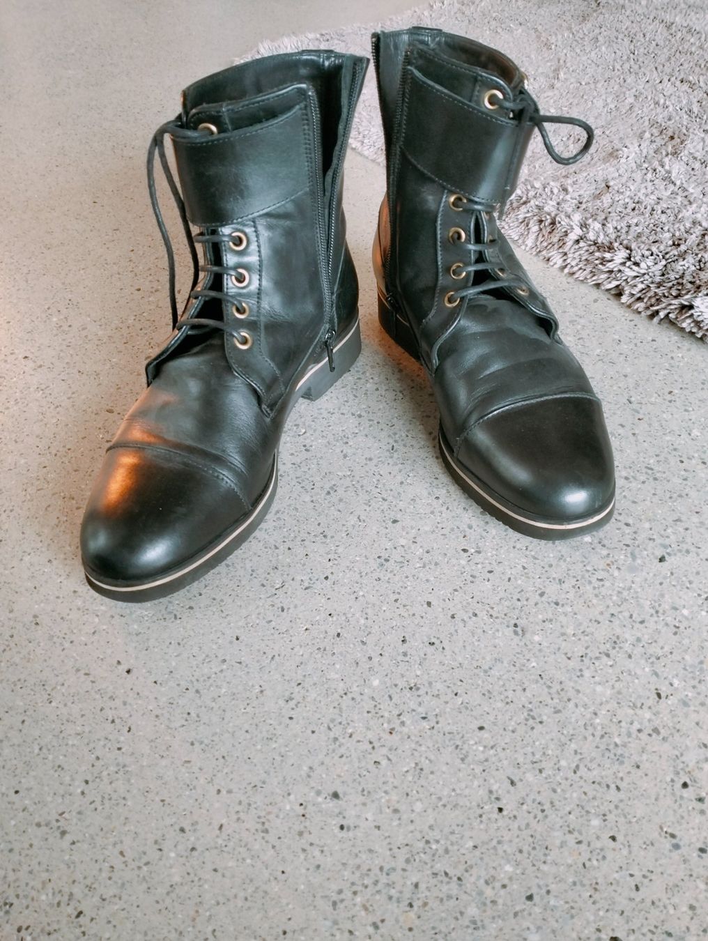 Navyboot Damenschuhe: Leder-Boots von Navyboot «Original» – Gebraucht aus Dübendorf von Be-To 1