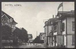 Uzwil  Hotel Uzwil belebt  1920