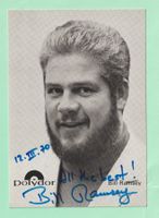 Original Autogrammkarte Bill Ramsey 1970