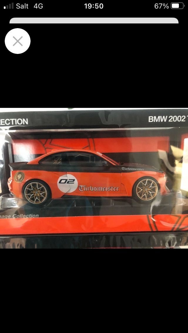 BMW Modellini d'auto: BMW 2002 1/18 – Nuovo e nell'imballaggio originale da Obergösgen venduto da Camaro_zl1 1