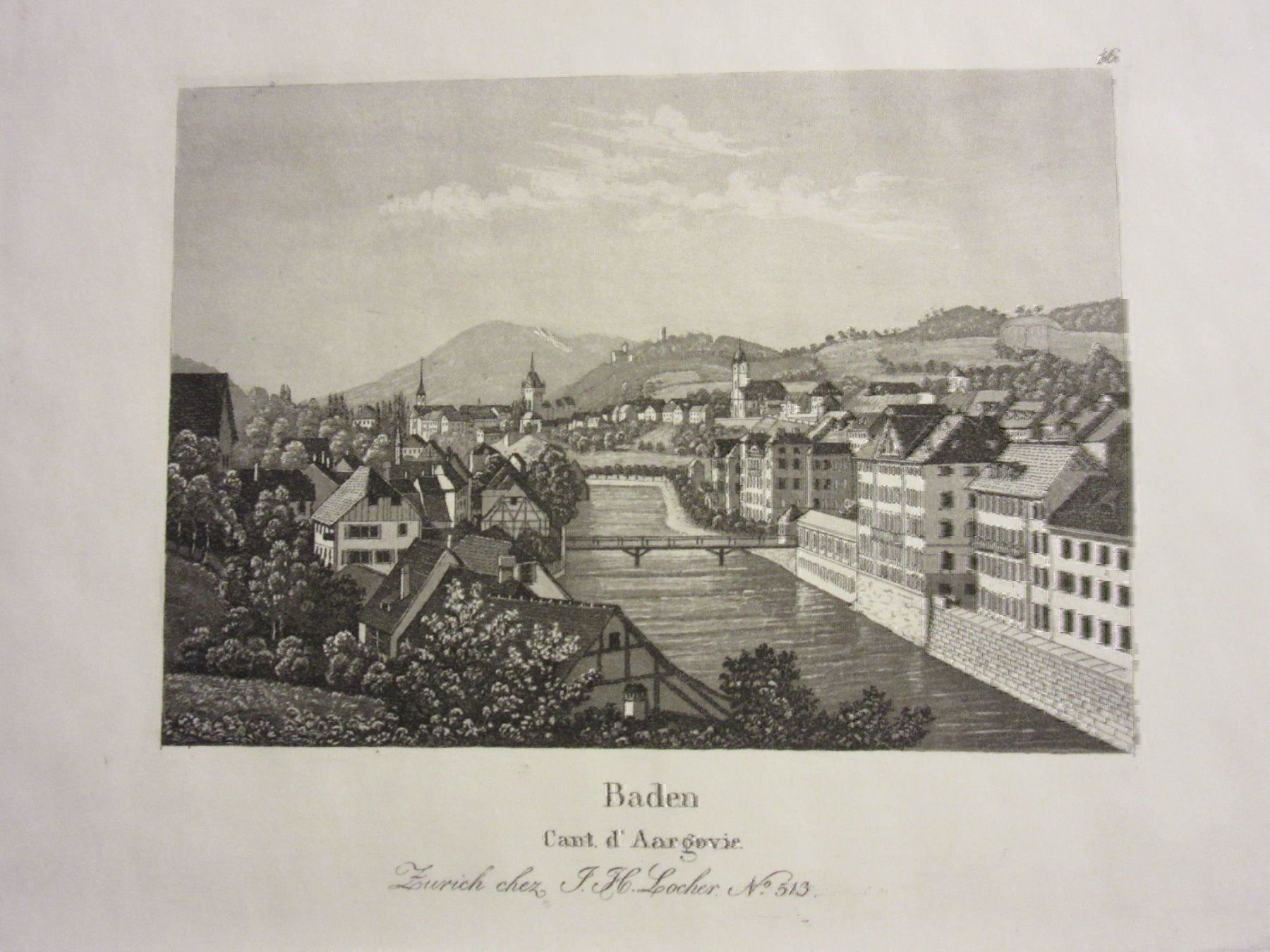 Incisioni: BADEN AQUATINTA – Usato da Gersau venduto da grafik-kunst 1
