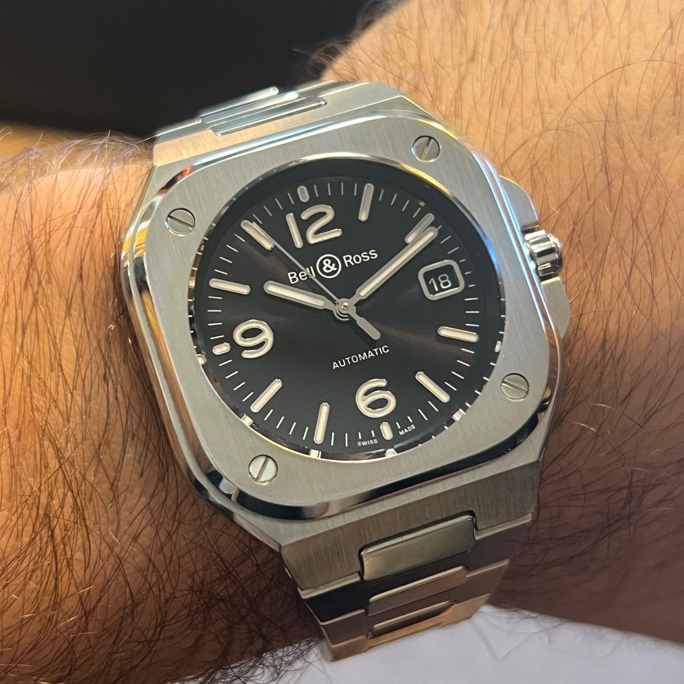 Bell & Ross Uhren: Bell & Ross Black Dial Automatic Date Full Set BR05A-BL-ST/S – Gebraucht aus Carouge GE von Watchaser 3