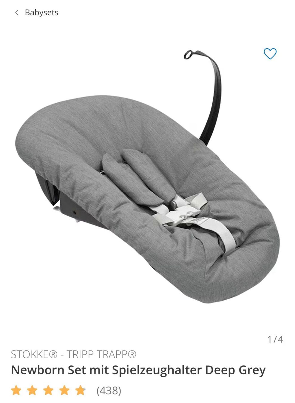 Stokke Seggioloni: Stokke Tripp Trapp Newbornaufsatz – Usato da Wienacht-Tobel venduto da At8