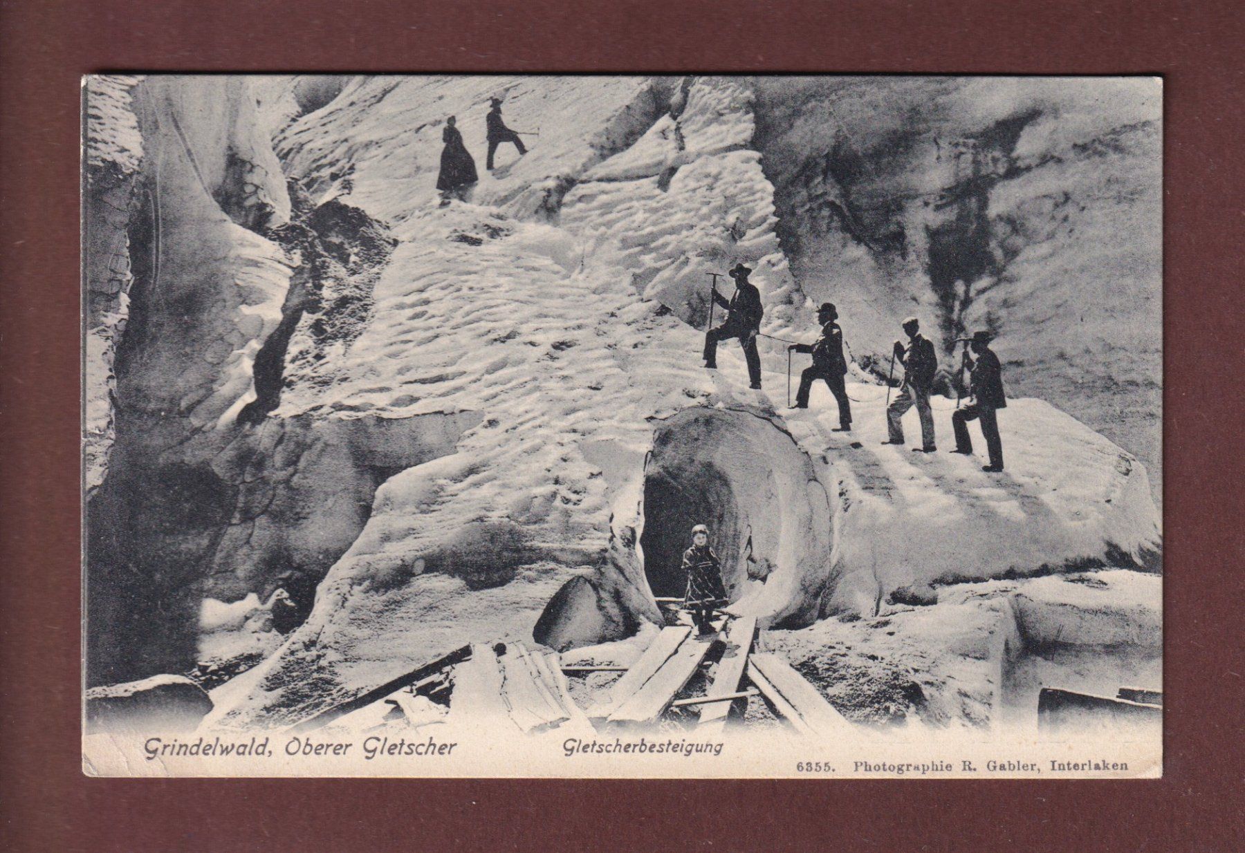 Cartes postales: GRINDELWALD - Gletscherbesteigung - 1907 – D'occasion à Pully par nicecards-shop