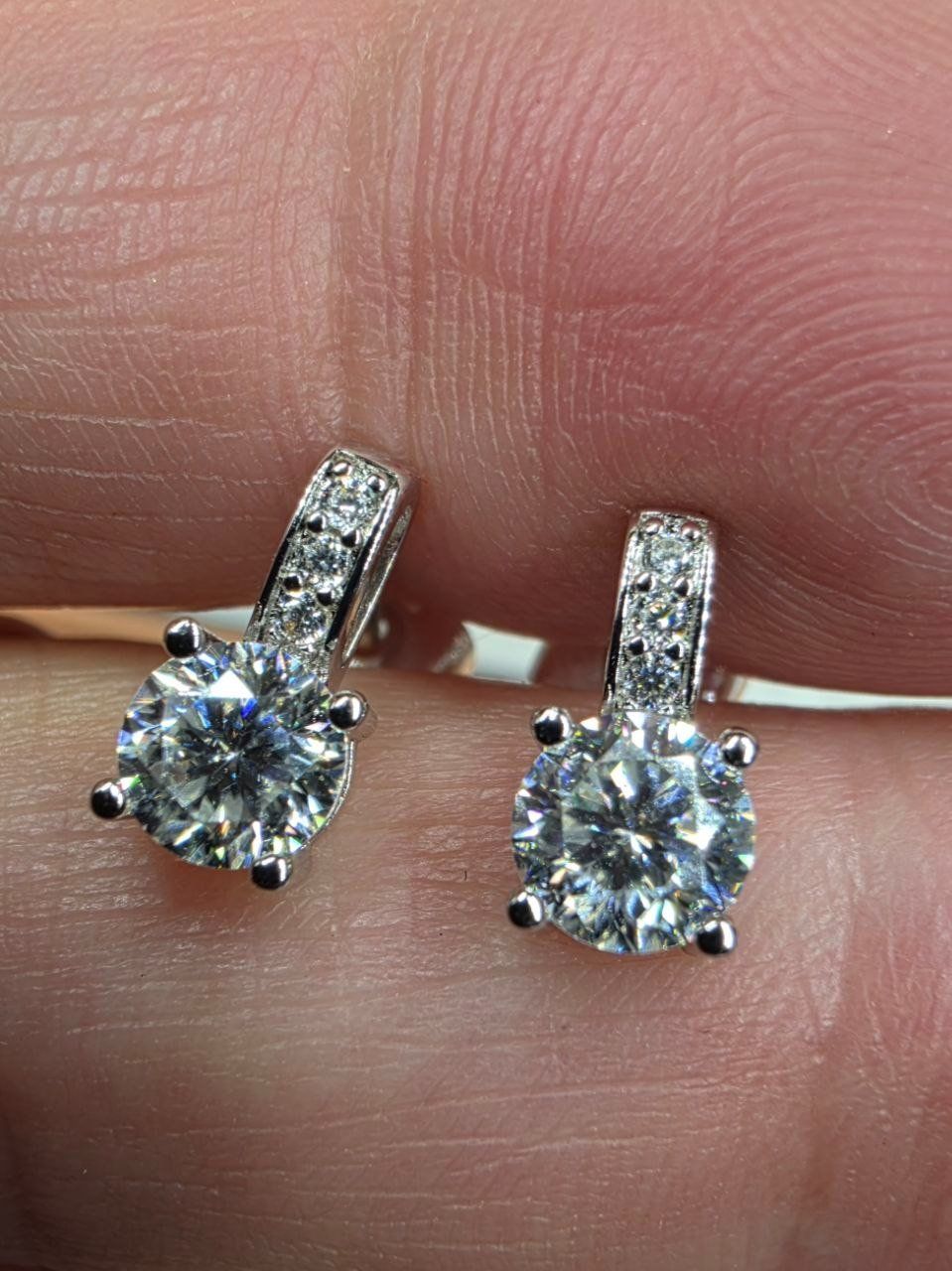 Altri gioielli: Ensemble argent avec diamants de moissanite de 2 ct – Nuovo e nell'imballaggio originale da Reconvilier venduto da Tsma67 9