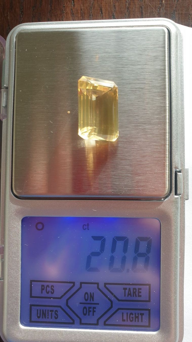 Pietre preziose: Quartz citrine jaune taillé - 20,8 ct – Nuovo (secondo la descrizione) da St-Cergue venduto da cal_wsm9 3