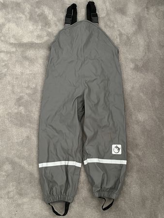 Salopette imperméable grise taille 110/116