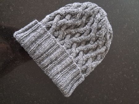 Handgestrickter Beanie