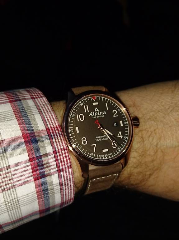 Alpina Orologi: Alpina Startimer Pilot Automatic 44 mm - wenig getragen – Usato da Reinach BL venduto da Softseller 2
